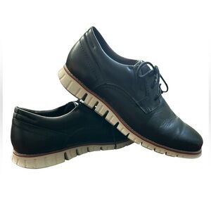 LAOKS Men's Brogues Oxford Genuine Leather Dress Shoes Lace-up size 10.5